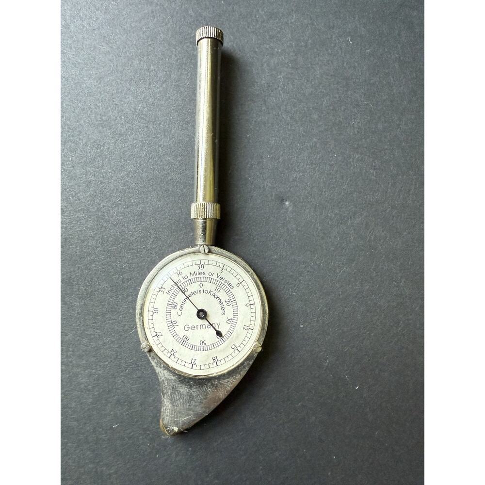 Vintage Curvimeter Map Wheel Tacro Inc Germany Measuring Drafting